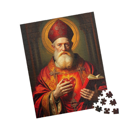 Saint Augustine Jigsaw Puzzle for Adult, Religious Gift for Catholics, Spiritual Home Entertainment, Mindful Faith-Based Fun Family Activity Puzzle The Puzzle Chest