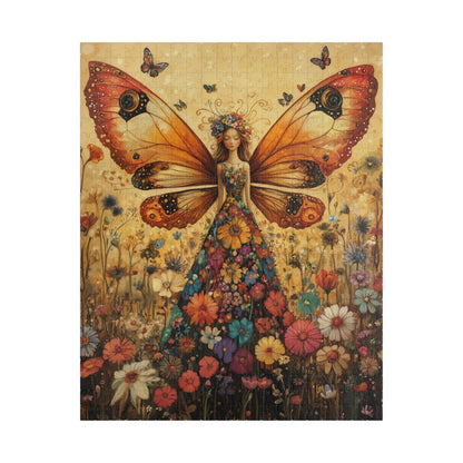 Butterfly Fairy Floral Dress Puzzle | Fantasy Jigsaw Puzzle Puzzle The Puzzle Chest