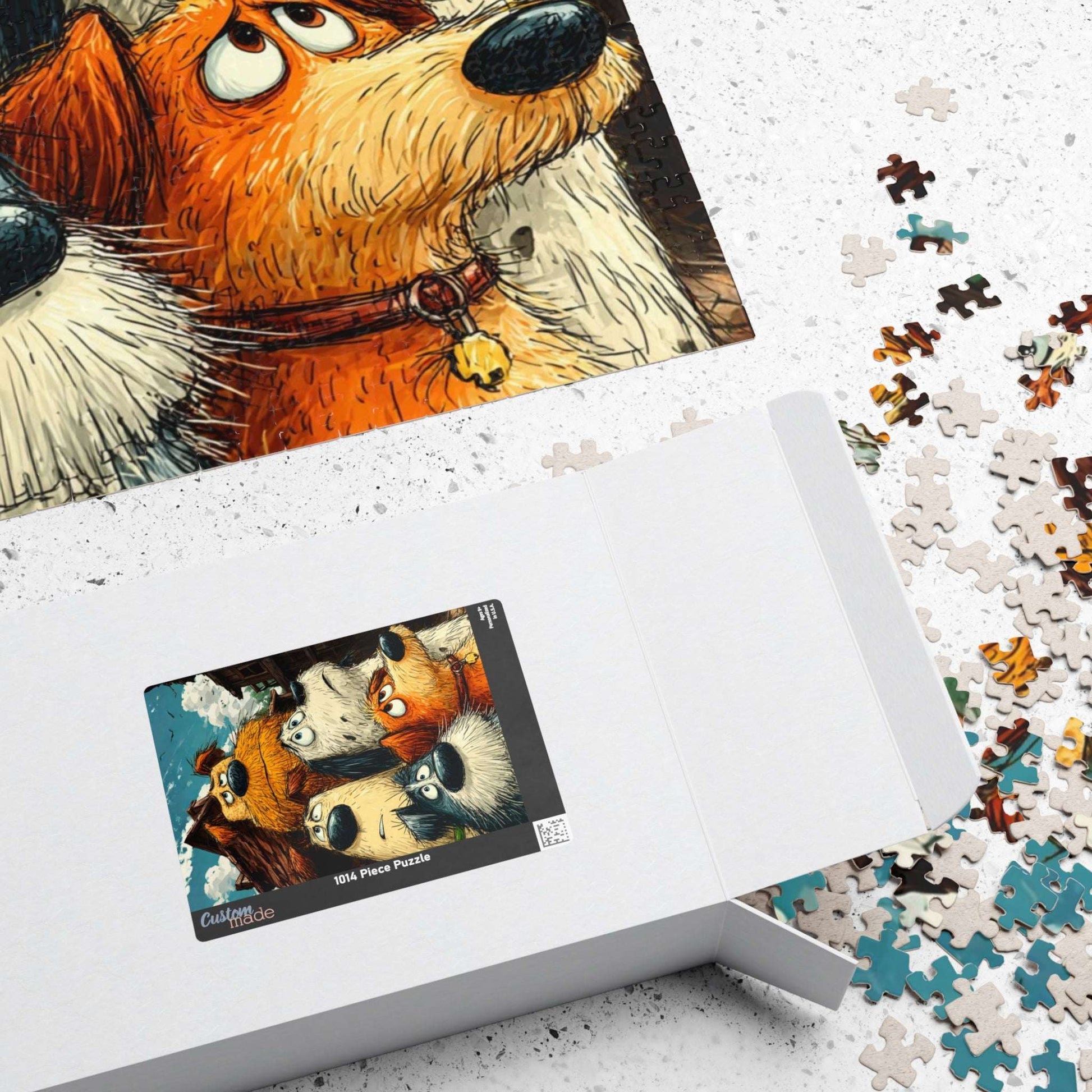 Dog Lovers Puzzle - Animal Themed Jigsaw, Dog Art Game for Fun Family Activity, Gifts, Puzzle for Kids and Adults Puzzle The Puzzle Chest