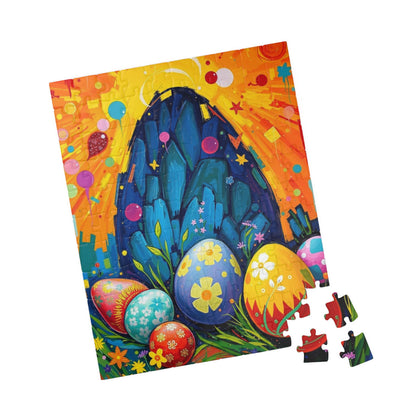 Vibrant Easter Egg Puzzle, Spring Jigsaw Game for Adults, Fun Family Activity, Puzzle Lover Holiday Birthday Gift for Friends, Easter Celebration Puzzle The Puzzle Chest