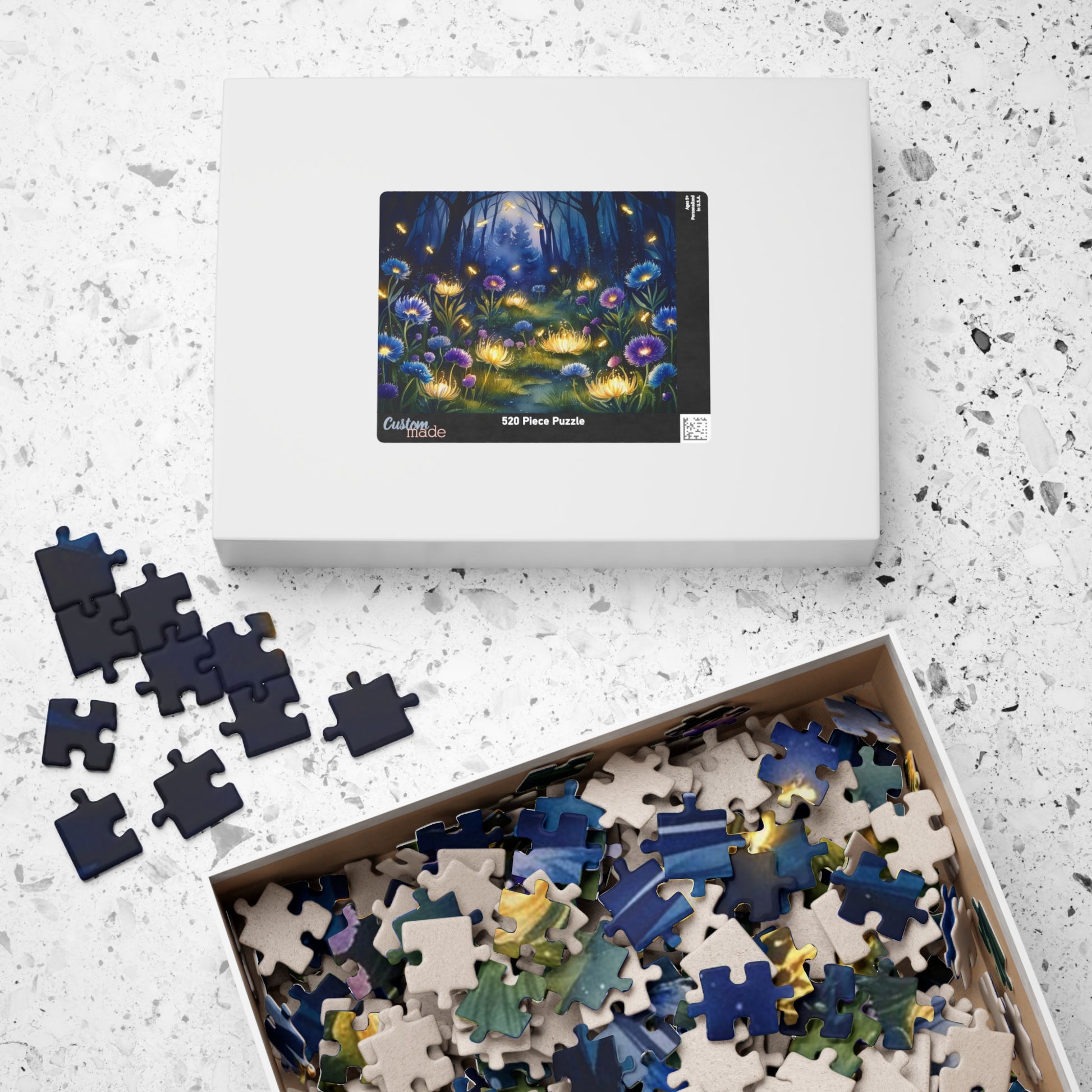 Enchanting Floral Jigsaw Puzzle, Perfect for Nature Lovers, Family Game Night, Gifts, Quiet Home Entertainment, Cozy Evenings Puzzle The Puzzle Chest