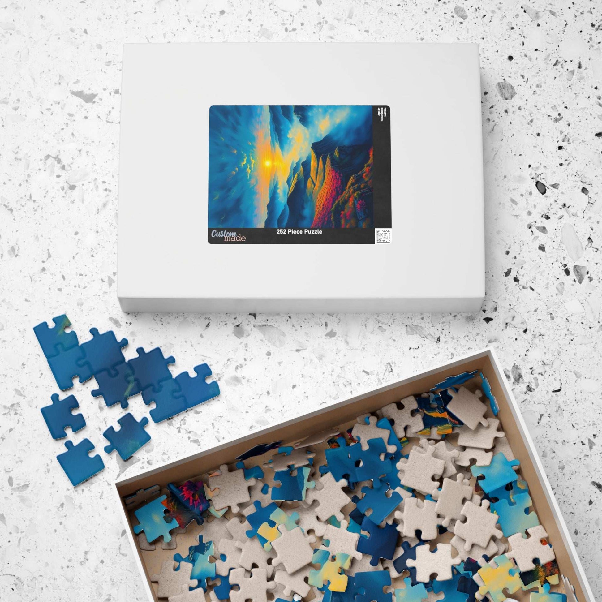 Serene Sunrise Jigsaw Puzzle - 110, 252, 520, 1014 pieces, Puzzle for Relaxation, Fun Family Bonding, Gift for Nature Lovers, Home Decor Puzzle The Puzzle Chest
