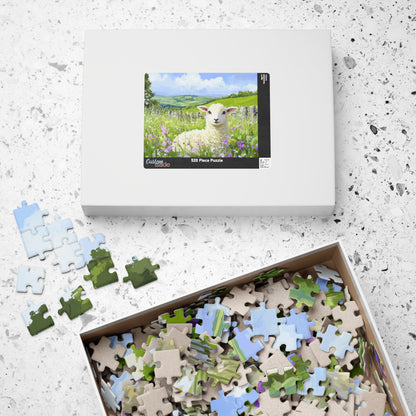 Spring Lamb Puzzle | Scenic Countryside Sheep Jigsaw 110-1014 Piece Puzzle The Puzzle Chest