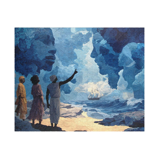 Ancestral Voyage Jigsaw Puzzle: Black Art, Afrocentric Artwork Puzzle The Puzzle Chest