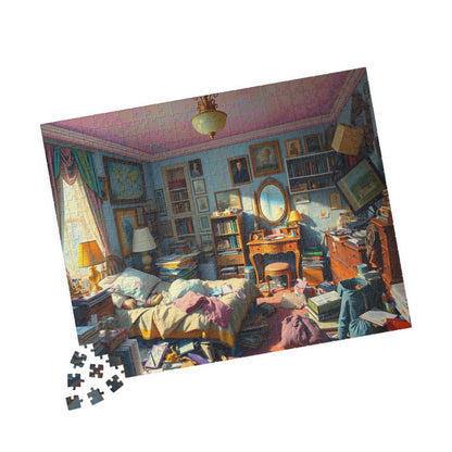Puzzle, Messy Bedroom Jigsaw, Bedroom Puzzle Game, Bedroom Scene Puzzle, Bedroom Cleanup Puzzle, Bedroom Organization Activity