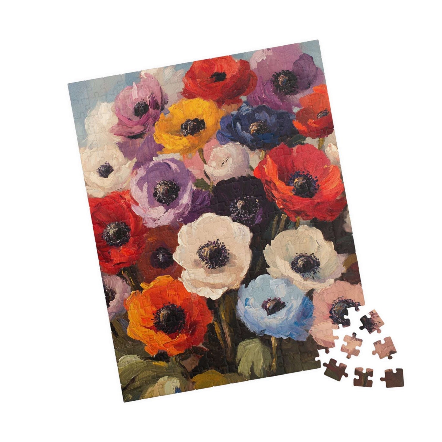 Colorful Anemone Bouquet Puzzle 110-1014 Piece | Floral Jigsaw Puzzle