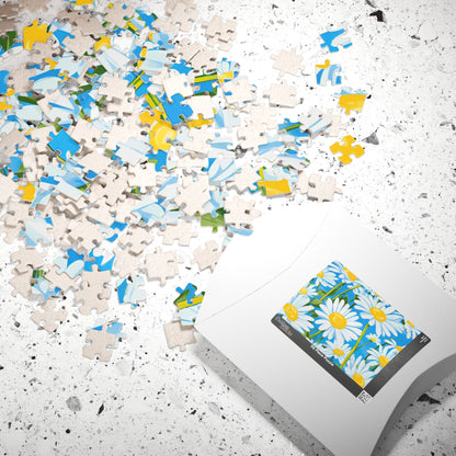 Daisy Delight Jigsaw Puzzle for Adults, Floral Jigsaw for Relaxing Days, Gift for Nature Lovers, Family Game Night, Fun Indoor Activity Puzzle The Puzzle Chest