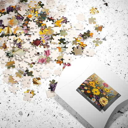 Floral Jigsaw Puzzle - Natures Bouquet, Flower Game for Adults, Nature Lover Gift, Mindful Home Activity, Game for Family Night, Puzzle Fan Puzzle The Puzzle Chest