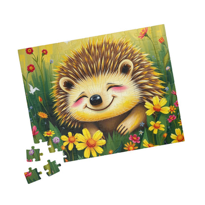 Adorable Hedgehog Jigsaw Puzzle | Mindfulness Activity, Perfect Gift for Animal Lovers, Family Fun Activity, Brain Teaser Puzzle The Puzzle Chest