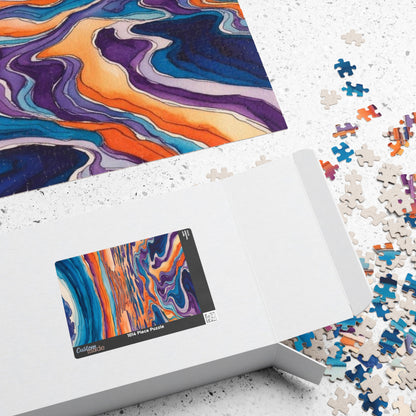 Dreamlike Surrealist Puzzle, Blended Ocean and Sky Jigsaw Game, Modern Abstract Art Puzzle The Puzzle Chest