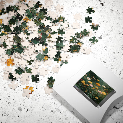 Floral Jigsaw Puzzle Game Perfect for Nature Lovers, Family Fun, Gifts, Home Decor, Brain Teaser