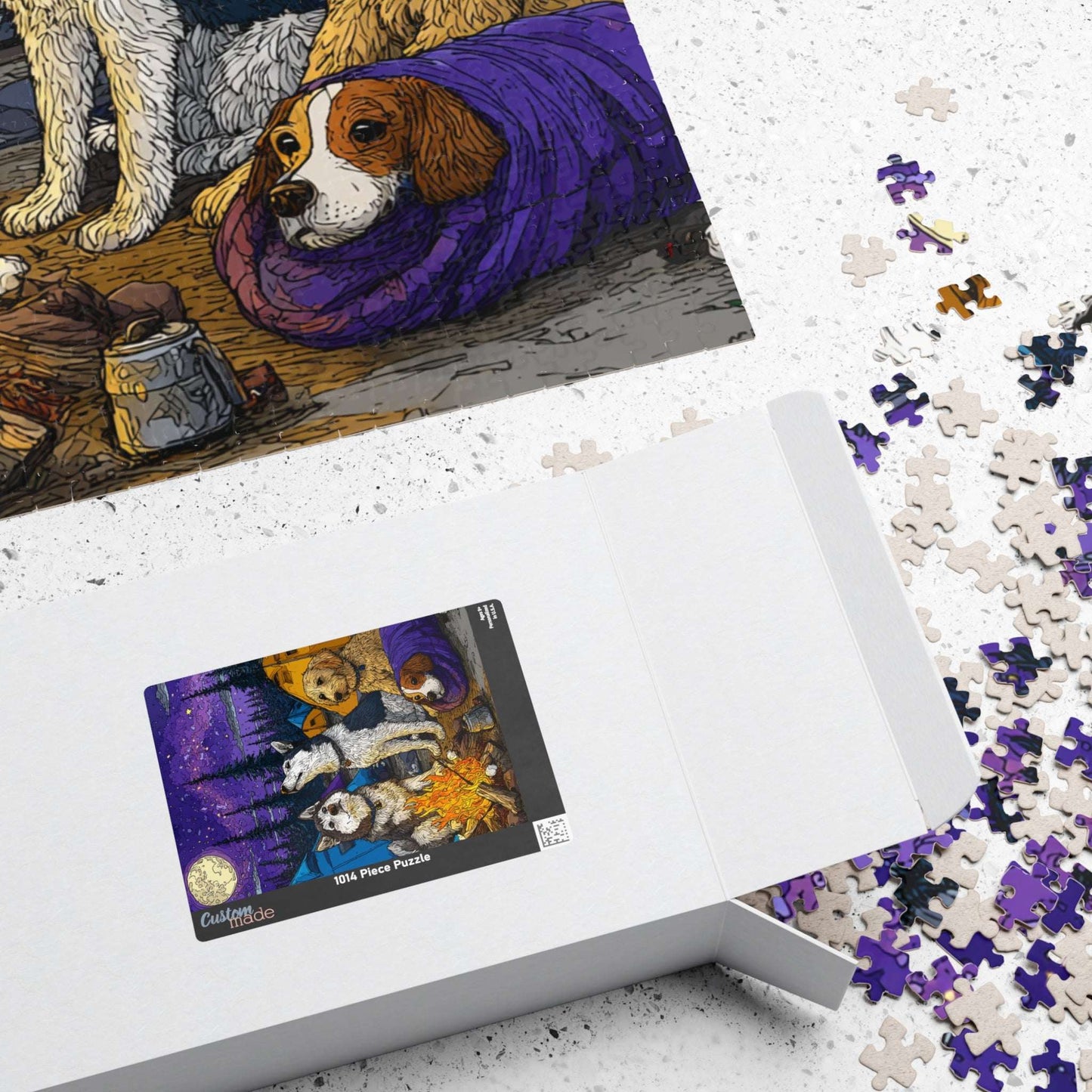 Dog Crew Camping Trip Jigsaw Puzzle, Canine Puzzle for Adults and Kids, Animal Themed Game, Gift for Dog Moms Puzzle The Puzzle Chest