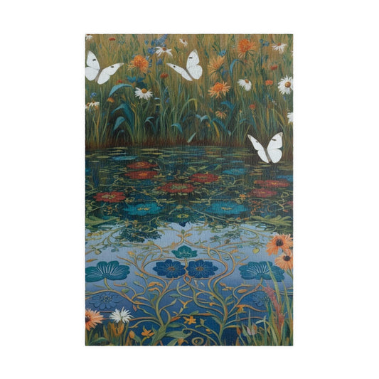 Nature-Inspired Puzzle with Butterflies, Eco-Friendly Jigsaw Game, Gift for Nature Lover and Puzzle Enthusiast, Family Game Night, Art Decor 1014 pcs (Vertical) Puzzle The Puzzle Chest