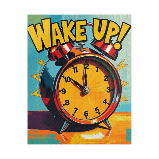 Wake Up! Puzzle, Fun and Bright Pop Art Jigsaw Game for All Ages, Perfect Gift for Adult, Family Game Night Best Home Entertainment 520 pcs (Vertical) Puzzle The Puzzle Chest