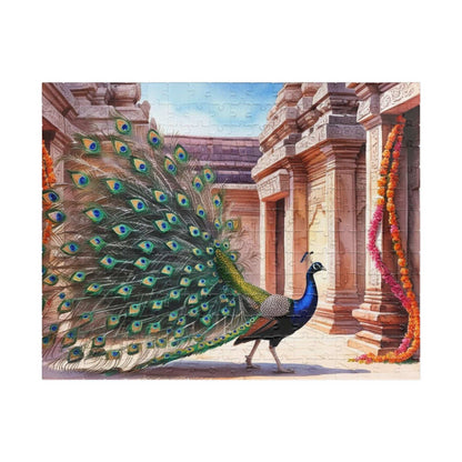 Peacock Jigsaw Puzzle - 110, 252, 520, 1014-Piece, Holiday or Birthday Gift for Animal Puzzle Lovers 252 pcs (Horizontal) Puzzle The Puzzle Chest