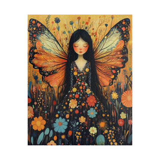 Whimsical Fairy Among Flowers Puzzle | Fantasy Jigsaw Game