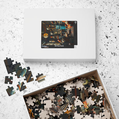 Cozy Steampunk Home Office Puzzle - 110, 252, 520, 1014-piece, Perfect for Family Night, Unique Gift for Puzzle Lovers, Relaxing Activity Puzzle The Puzzle Chest