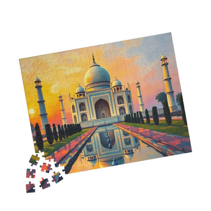 Taj Mahal Puzzle - Religious Monument in India, 100-1000 Piece Puzzle, Faith-Based Historical Puzzle, Landmark Puzzle, Muslim Art Gift Puzzle The Puzzle Chest