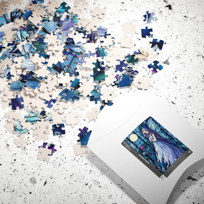 Enchanting Fairy Puzzle - Stained Glass Style 110 to 1014-Piece Jigsaw, Fantasy Lover Gift for Friends and Puzzle Enthusiasts