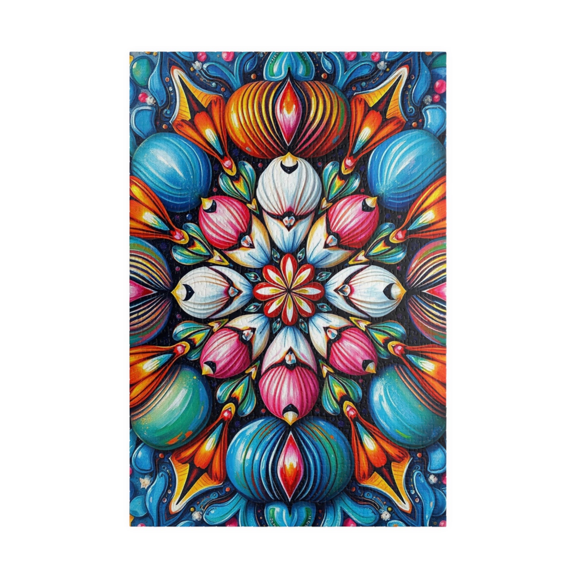 Colorful Mandala Puzzle - Abstract Art Jigsaw Game for Adults 1014 pcs (Vertical) Puzzle The Puzzle Chest