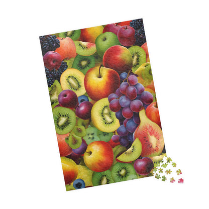 Chaotic Fruit Jigsaw Puzzle - Colorful Collage, 110 252 520 1014 Piece, Fruit Lover Gift for Friends, Family Activity, Creative Hobby Puzzle The Puzzle Chest