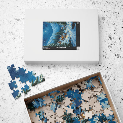 Winter Wonderland Puzzle - Cozy Home Scene, Jigsaw Puzzle for Family Fun, Holiday Activity, Gift Idea, Winter Decor, 110-1014 piece The Puzzle Chest