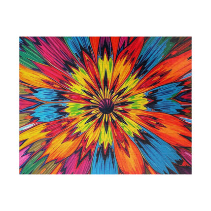 Colorful Floral Abstract Jigsaw Puzzle Game, Fun Family Game, Gift for Friend, Perfect for Parties and Celebrations, Mindful Activity 520 pcs (Horizontal) Puzzle The Puzzle Chest
