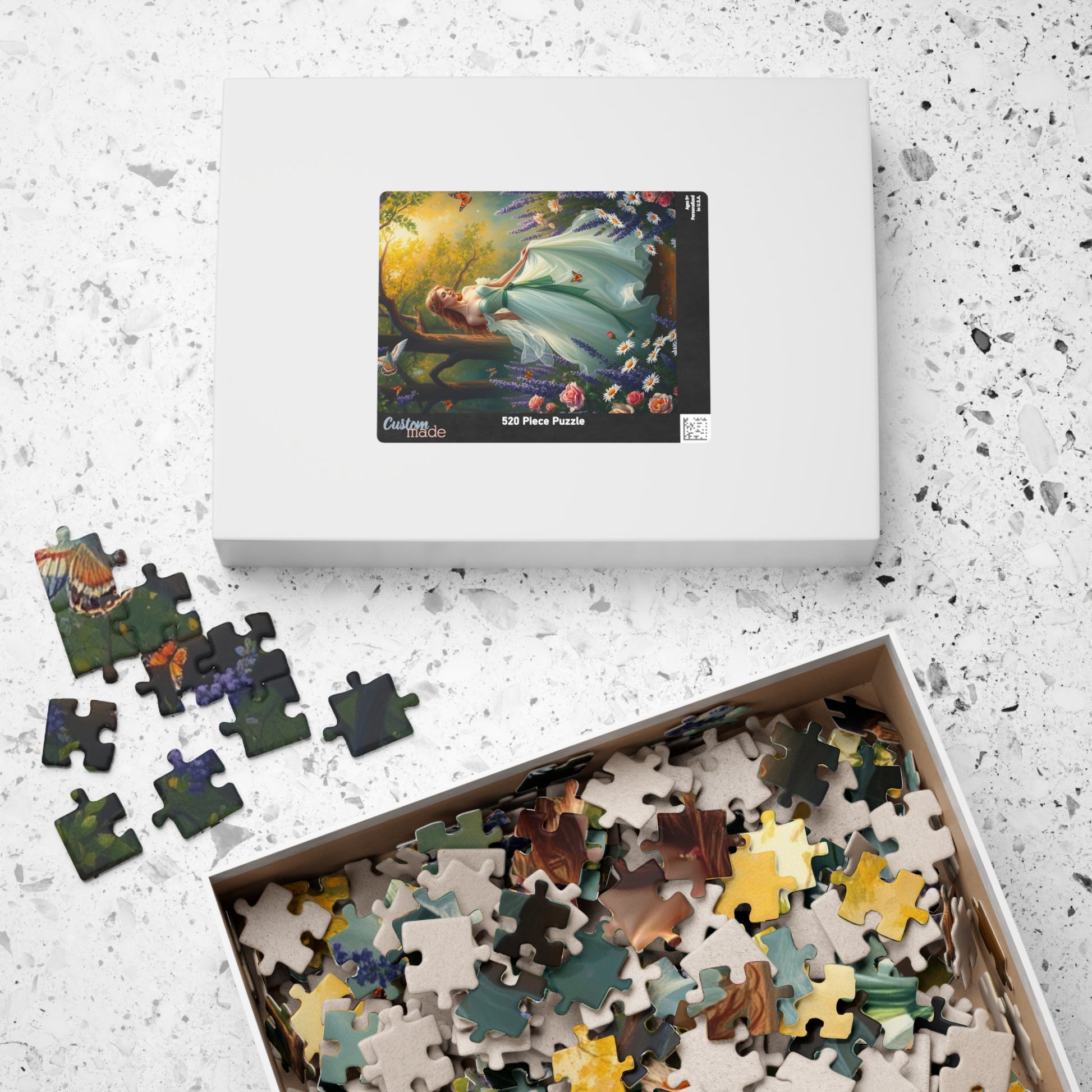 Heavenly Maiden Jigsaw Puzzle, Virgo Zodiac Sign Jigsaw Game, Beautiful Art Puzzle for Adults, Fantasy Lover Gift for Friends, Family Night Puzzle The Puzzle Chest