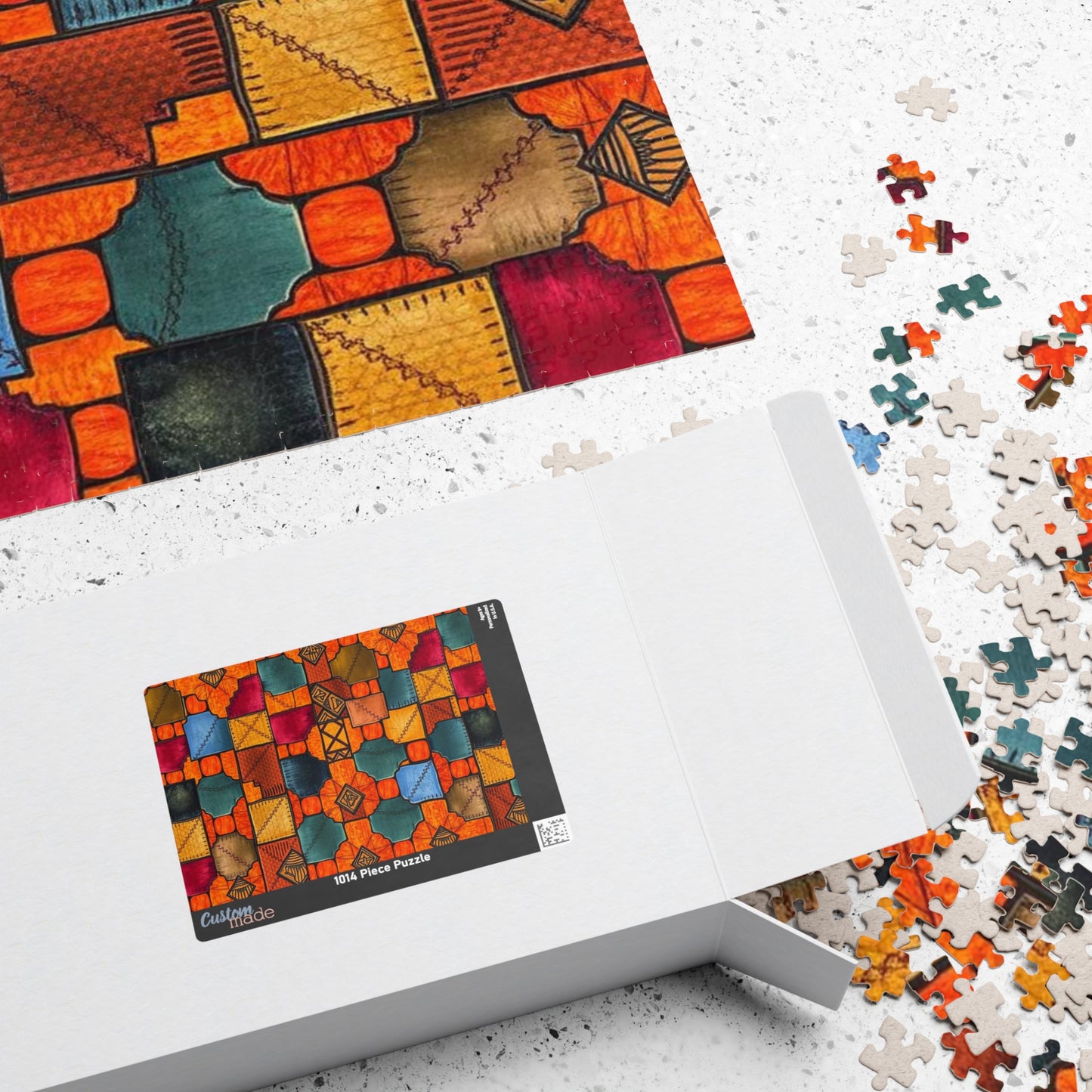 Colorful Geometric Puzzle - Modern Art Jigsaw Game Puzzle The Puzzle Chest