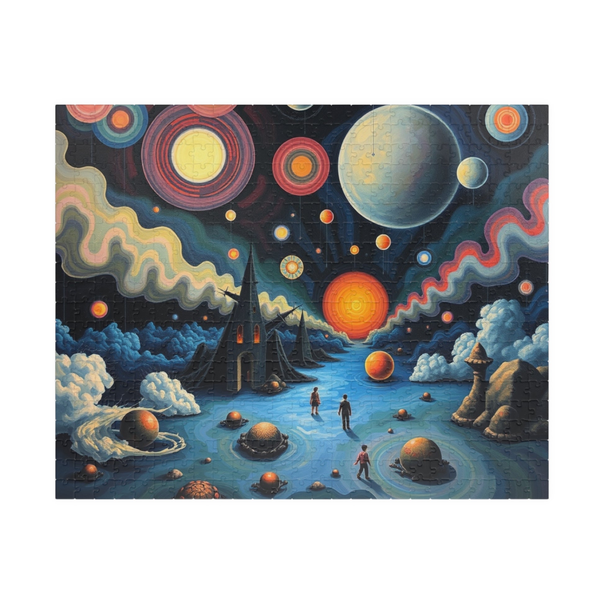 Cosmic Adventure Puzzle | Space Art Jigsaw for Adults | Relaxing Activity, Gift for Fantasy Lover Puzzle Enthusiast, Family Fun 520 pcs (Horizontal) Puzzle The Puzzle Chest