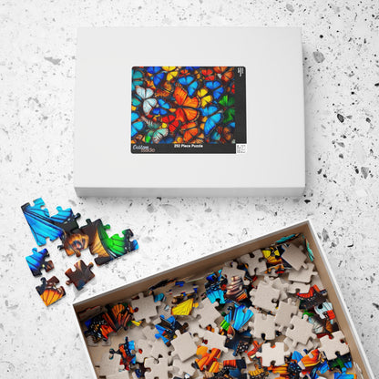 Chaotic Butterfly Collage Puzzle Jigsaw for Nature Lovers, Perfect Gift for Entomology Puzzle Lovers, Family Fun, Creative Hobby, Mental Exercise Puzzle The Puzzle Chest