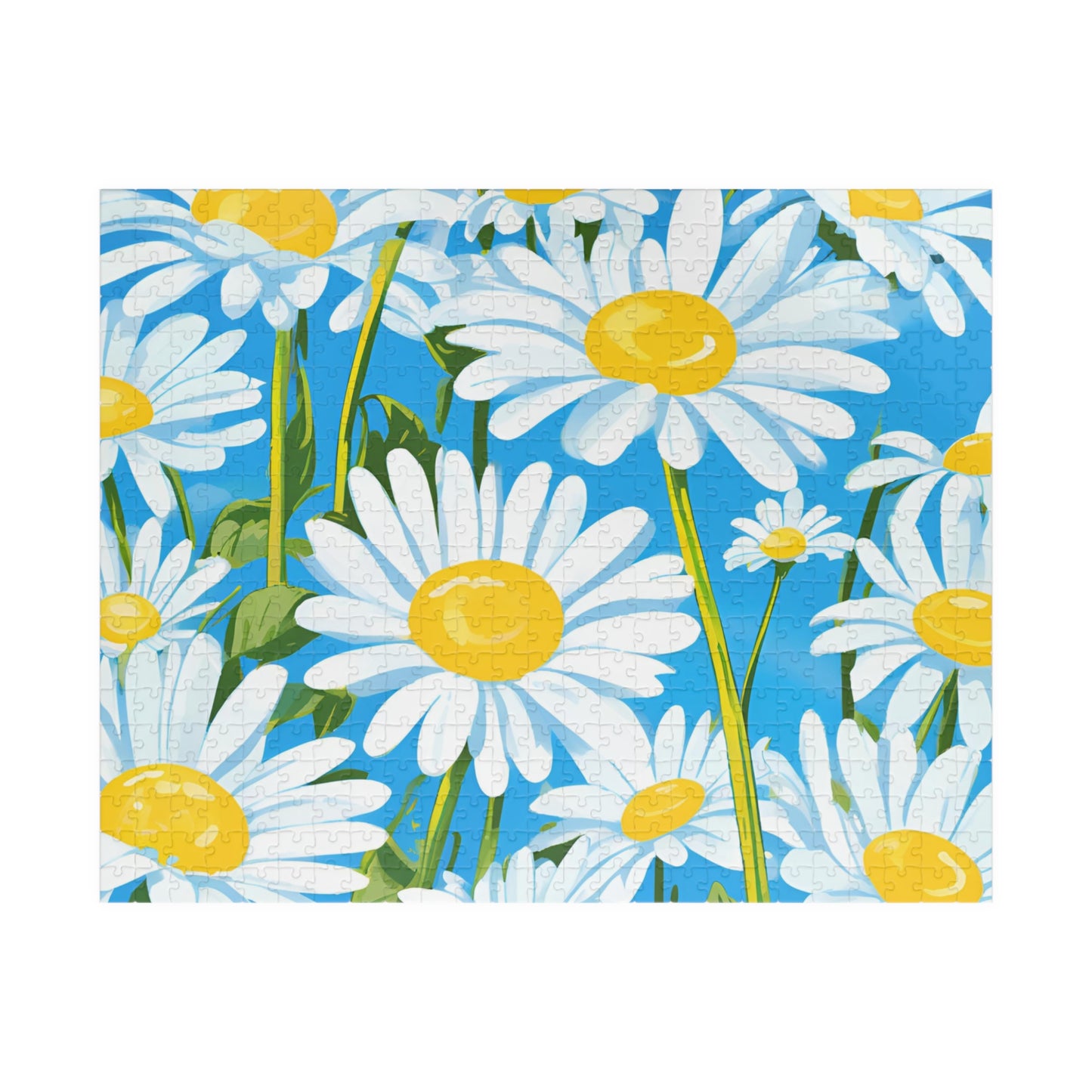 Daisy Delight Jigsaw Puzzle for Adults, Floral Jigsaw for Relaxing Days, Gift for Nature Lovers, Family Game Night, Fun Indoor Activity 520 pcs (Horizontal) Puzzle The Puzzle Chest