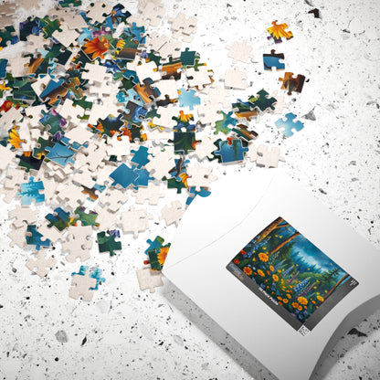 Flower Garden Landscape Puzzle | Nature Lover Gift, Family Activity, Eco-Friendly Game, Holiday Birthday Puzzle Enthusiast Hobbyist Present Puzzle The Puzzle Chest