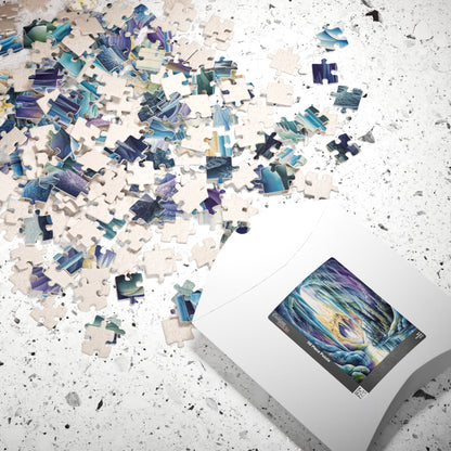 Ice Cave Trippy Puzzle | 110-1014 Piece Fantasy Jigsaw Game for Adult | Challenging Puzzle Perfect for Cozy Night, Family Bonding, and Gifts Puzzle The Puzzle Chest