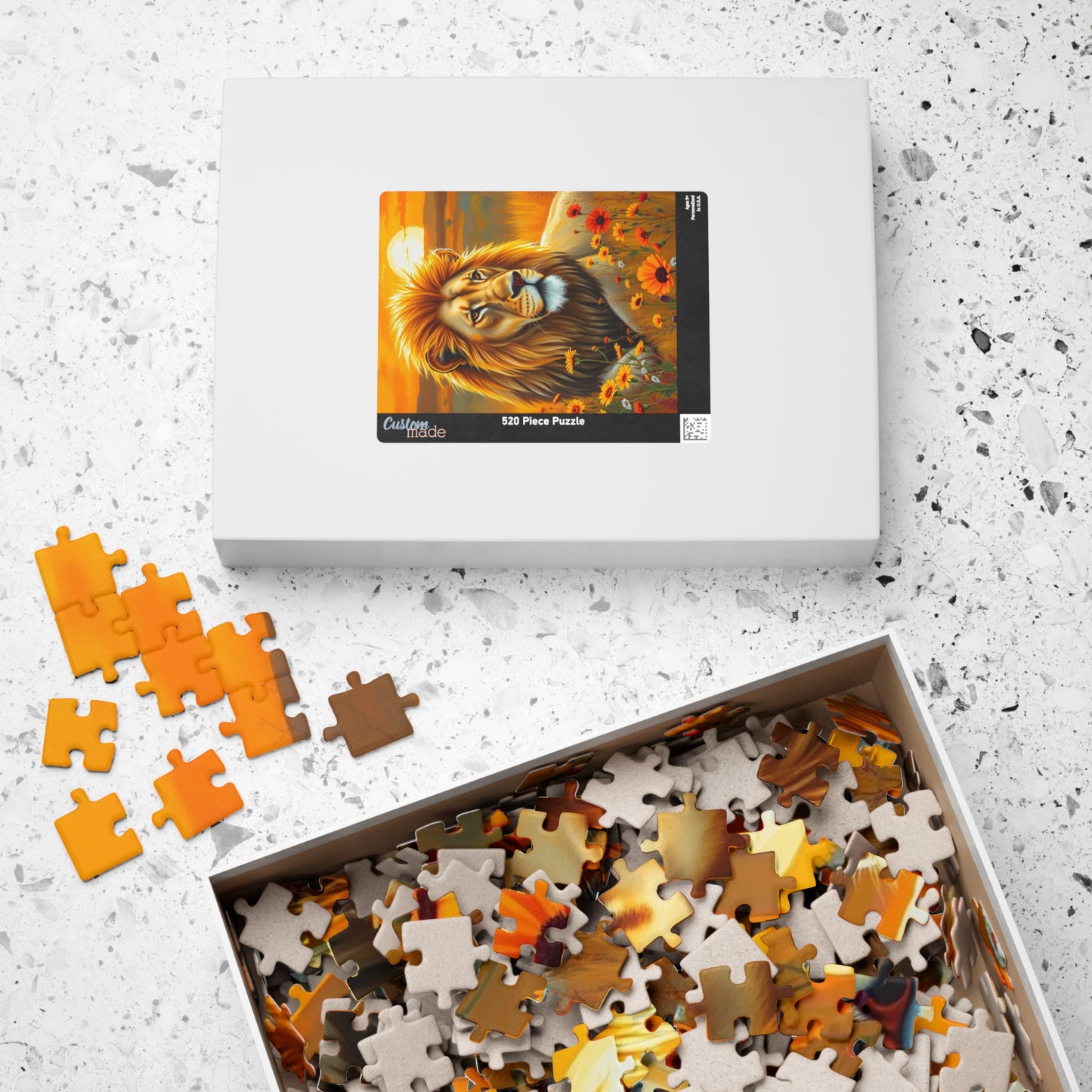 Majestic Lion Puzzle Stunning Wildlife Art, Challenging Jigsaw Game, Gift for Nature Lover Animal Enthusiast, Mindfulness Home Entertainment Puzzle The Puzzle Chest