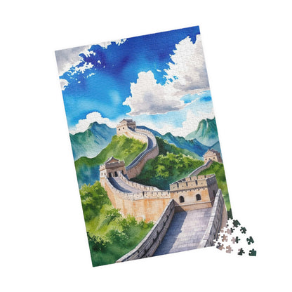Great Wall of China Jigsaw Puzzle, Nature Landscape Tabletop Game, Puzzle Enthusiasts History Travel Lover, Family Activity, Hobby Puzzle The Puzzle Chest