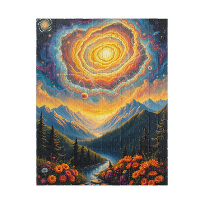 Stunning Cosmic Landscape Puzzle - 110, 252, 520, 1014-piece, Family Activity, Space Lover Gift, Home Decor, Unique Gift Idea 252 pcs (Vertical) Puzzle The Puzzle Chest