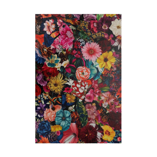 Vibrant Floral Collage Puzzle, Jigsaw for Family Fun, Colorful 110-1014 Piece Flower Design, Gift for Puzzle Lover, Home Decor, Relaxation 1014 pcs (Vertical) Puzzle The Puzzle Chest