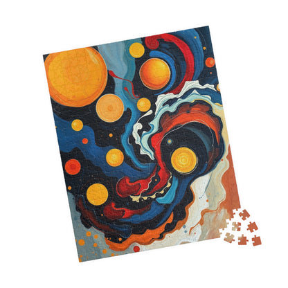Cosmic Abstract Art Puzzle - Celestial Adult Jigsaw Game Puzzle The Puzzle Chest