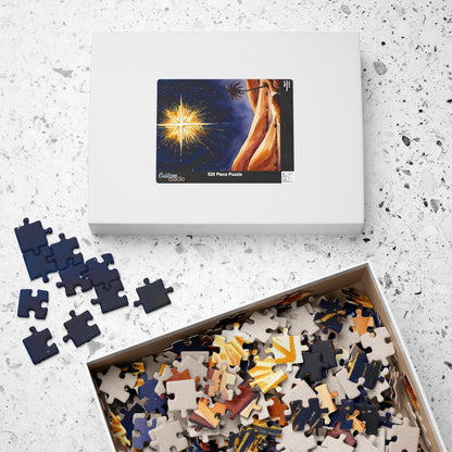 Star of David Jigsaw Puzzle, Religious Theme Faith-Based, 110, 252, 520, 1014 Piece - Holiday Gift, Jewish Holiday Celebration, Mindfulness Puzzle The Puzzle Chest