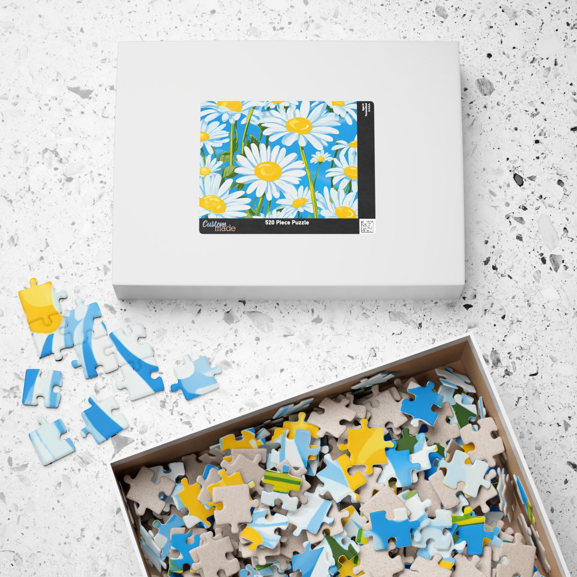Daisy Delight Jigsaw Puzzle for Adults, Floral Jigsaw for Relaxing Days, Gift for Nature Lovers, Family Game Night, Fun Indoor Activity Puzzle The Puzzle Chest
