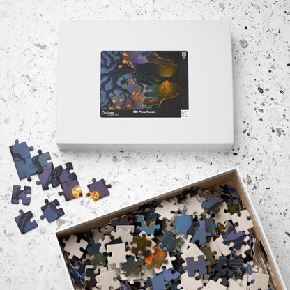 Halloween Themed Puzzle, Spooky Skeleton Design, Adult Jigsaw Game for Fall Decor, Family Game Night, Perfect for Autumn Celebrations, Gift Puzzle The Puzzle Chest