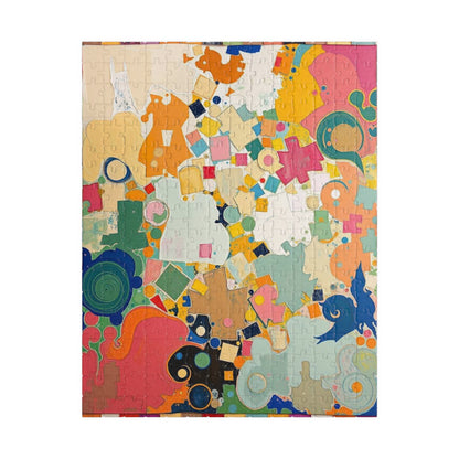 Colorful Abstract Jigsaw Puzzle for Unique Adult Gift 252 pcs (Vertical) Puzzle The Puzzle Chest