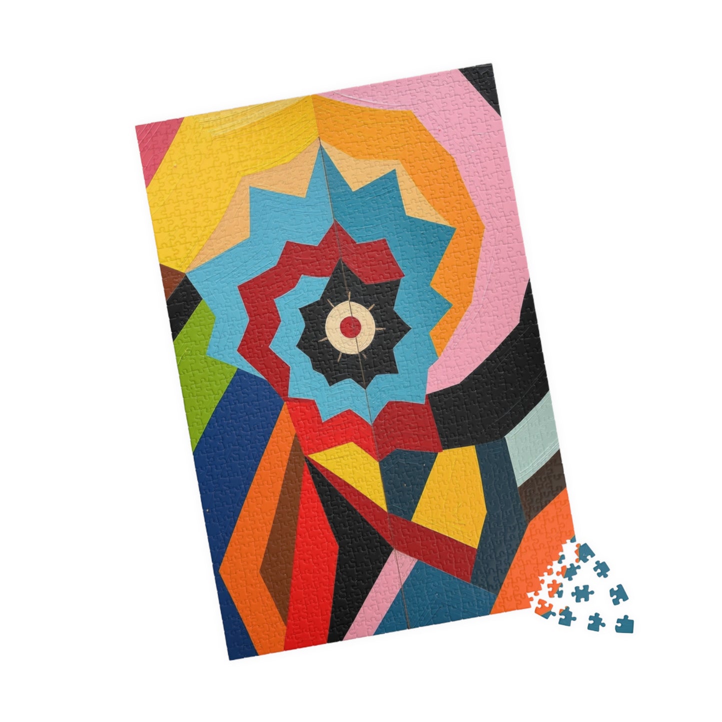 Colorful Abstract Art Puzzle for Fun Family or Solo Activity Puzzle The Puzzle Chest