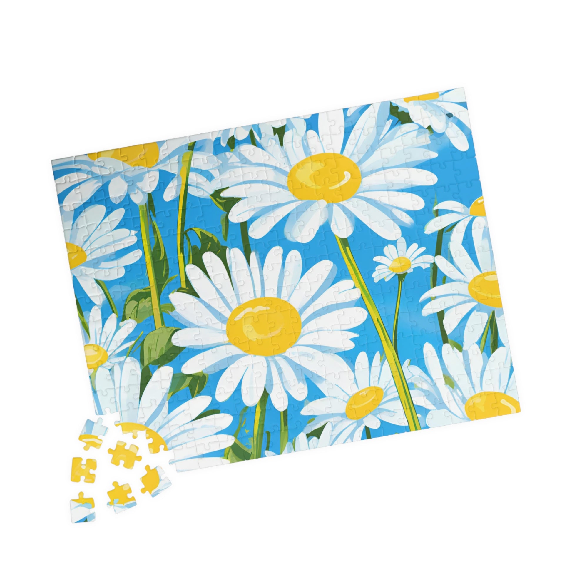 Daisy Delight Jigsaw Puzzle for Adults, Floral Jigsaw for Relaxing Days, Gift for Nature Lovers, Family Game Night, Fun Indoor Activity Puzzle The Puzzle Chest