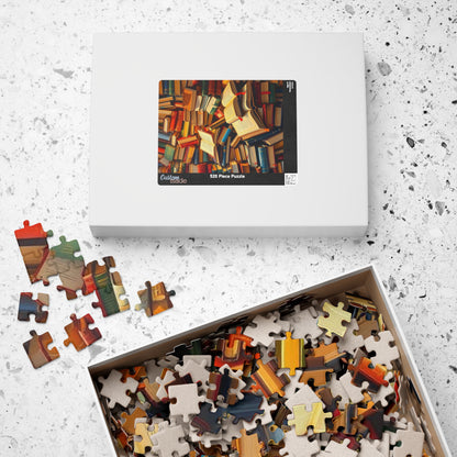 Book Lover's Jigsaw Puzzle Fun - Chaotic Collage, Ideal for Cozy Home Activity, Family Bonding Time Brain Teaser, Gift for Readers Puzzle The Puzzle Chest