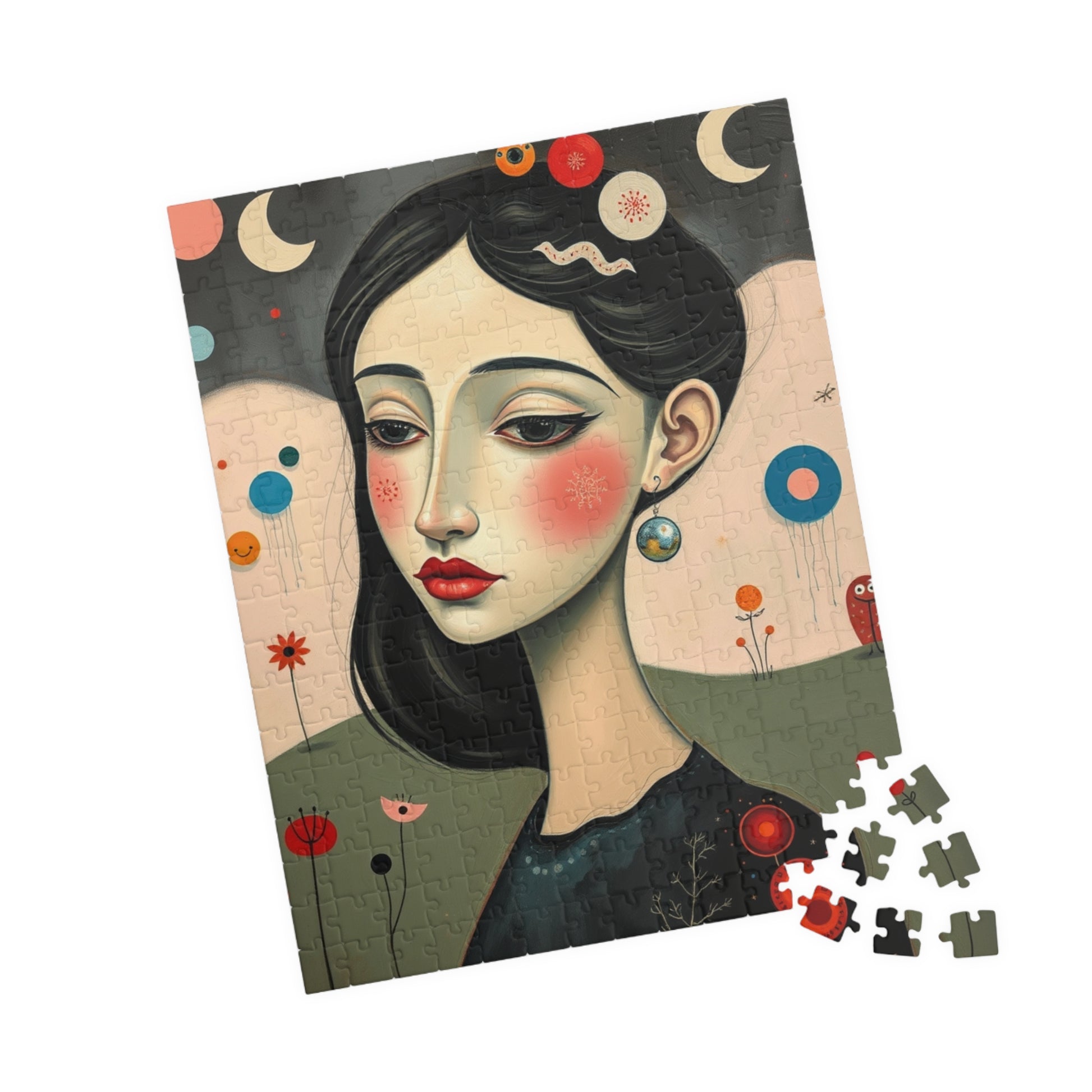 Artistic Enigmas Puzzle (110-1014 Piece) - Abstract Fantasy Jigsaw Game, Mind Exercise, Gift for Art Lover, Family Fun, Cozy Night In Hobby Puzzle The Puzzle Chest
