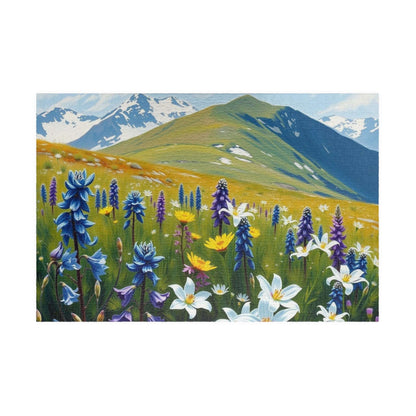 Floral Landscape Puzzle - Nature Themed Jigsaw Game for Adults, Indoor Home Activity, Family or Solo Fun, Best Gift for Puzzle Lover Art Fan 1014 pcs (Horizontal) Puzzle The Puzzle Chest
