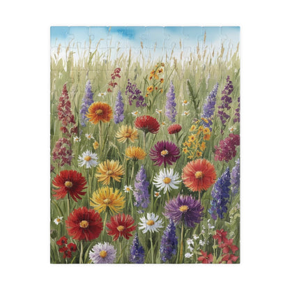 Wildflower Meadow Jigsaw Puzzle for Adult Home Entertainment, 110-1014 Piece, Gift for Puzzle Loving Friends, Family Game Night, Creative Leisure Activity 110 pcs (Vertical) Puzzle The Puzzle Chest