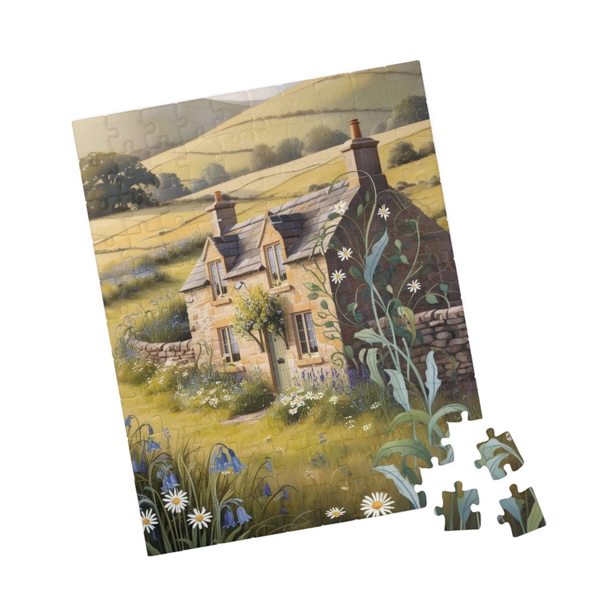 Charming Cottage Jigsaw Puzzle, 110-1014 Piece Relaxing Landscape Game for Adults, Unique Nature Lover Gift, Family Fun, Home Entertainment Puzzle The Puzzle Chest